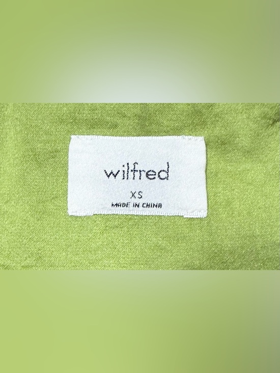 Aritzia Wilfred Verso Cropped Ruched Camisole Green Size XS - Picture 4 of 6